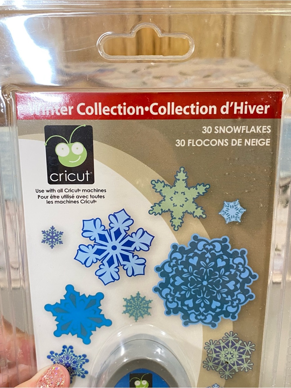 Cricut Winter Lace Cartridge 30 Snowflake Theme Die Cuts Paper Crafts NWT - Picture 3 of 4